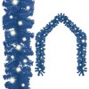 vidaXL Garland Blue PVC 65.6 ft length Garland Other Traditional - 2 of 4