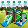 Infans 6-in-1 Winter Themed Snowman Inflatable Castle kids Jumping House w/ 735W Blower - 4 of 4