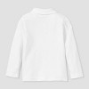 Toddler Girls' Long Sleeve Interlock Uniform Polo Shirt - Cat & Jack™ - 2 of 3