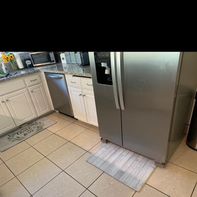 World Rug Gallery Kitchen Gray 18x30 Anti-Fatigue Standing Mat  1030GRAY18X30 - The Home Depot