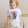 The Juniper Shop Red, White and Rawr Toddler Short Sleeve Tee - 2T - White - 4 of 4