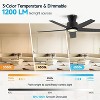 TALOYA 44 in. Indoor Black LED Ceiling Fan with Light and Remote, Reversible Quiet DC Motor, 3 Color Light Kit - 4 of 4