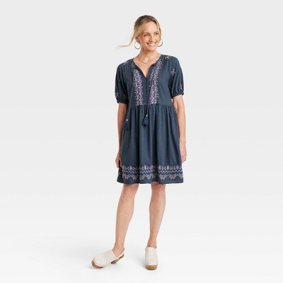 embroidered dress target