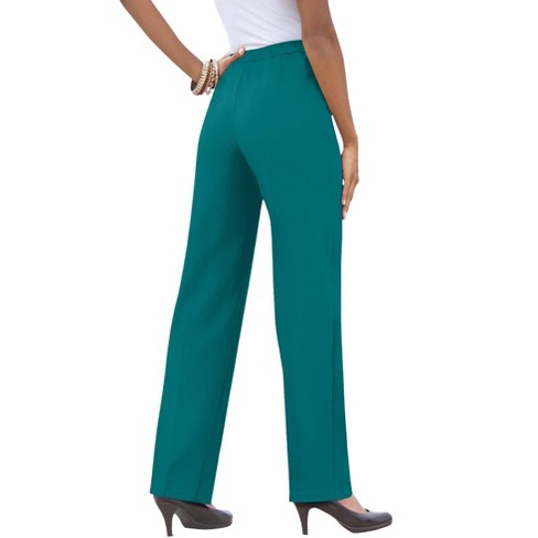 Roaman's Women's Plus Size Classic Bend Over® Pant : Target