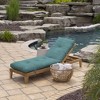 ARDEN Outdoor Plush Modern Tufted Chaise Cushion, 76 x 22, Water Repellent, Fade Resistant, Tufted Cushion for Chaise Lounger 76 x 22, Alana Tile - 2 of 4