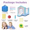 Infans Kids Bounce House with Slide Basketball Rim Manual Pump 480W Blower Included - 4 of 4