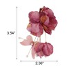 Unique Bargains Flowers Pattern Hair Clip 3.54"x2.36" 1 Pc - 4 of 4