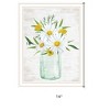 HomeRoots Floral Bouquet White Framed Print Wall Art - 3 of 3