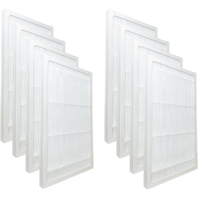 Nispira HEPA Filter Compatible with Filtrete 3M Ultra Air Cleaning FAPF02 FAPF024 for Purifiers FAP01-RMS and FAP02-RMS - 8 Packs