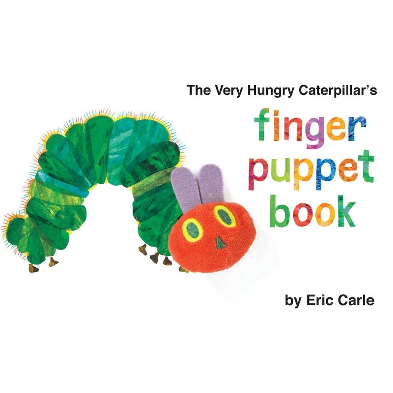 The Very Hungry Caterpillar's Finger Puppet Book - (World of Eric Carle) by  Eric Carle (Board Book), 1 of 2