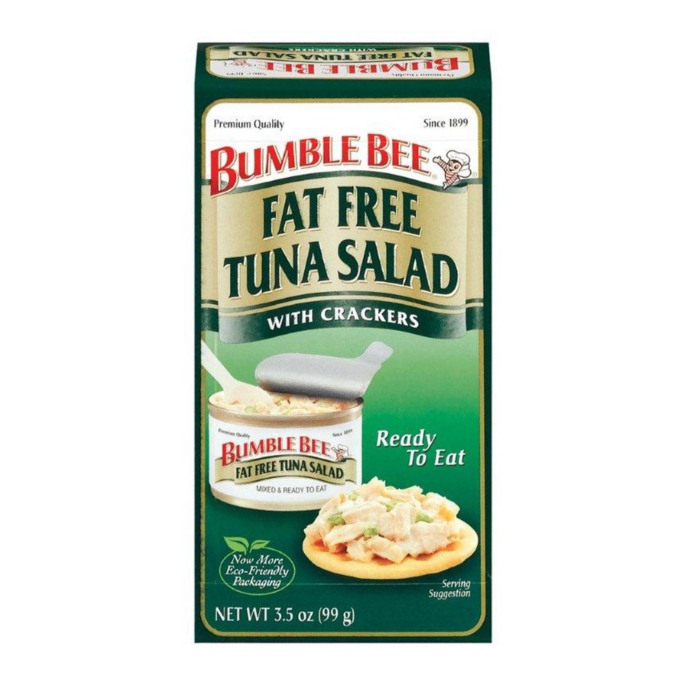 UPC 086600708881 product image for Bumble Bee Fat-Free Ready-to-Eat Tuna Salad with Crackers 3.5-oz. | upcitemdb.com