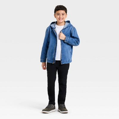 Детские куртки Cat & Jack Boys' Jeans Jacket - Cat & Jack™ Medium Wash M — фото 3