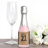 Big Dot of Happiness Finally 21 - 21st Birthday - Mini Wine and Champagne Bottle Label Stickers - 21st Birthday Party Favor Gift - Set of 16 - 2 of 4