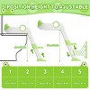 Whizmax Potty Training Seat with Step Stool Ladder for Toddlers as a Potty Training Toilet Anti-Slip Safe Pads Adjustable Height Legs Green - 2 of 4