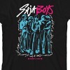 KPOP Demon Hunters Saja Boys Youth Black Crew Neck Short Sleeve T-shirt - 2 of 4