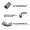 Unique Bargains CR-V Double Ended 6 Point Tubular L Shaped Angled Hex Socket Wrench - 4 of 4