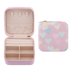 REGALWOVEN Mini Portable Compact Jewelry Box for Easy Travel - 1 of 4