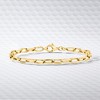 Ross-Simons 18kt Gold Over Sterling Paper Clip Link Bracelet - 4 of 4