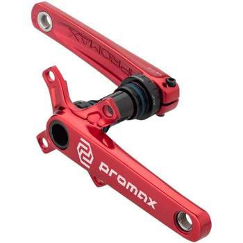 Promax CF-2 Crankset - 170mm, 24mm Spindle, 2-Piece, 68mm English BB Included, Red