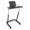 Alpcour Bike Trainer Fitness Desk - Portable Adjustable Workstation with Non-Slip Surface, Gadget Slots, and Lockable Wheels - 2 of 4
