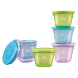 NUK Stackable Baby Food Cups - 6pc
