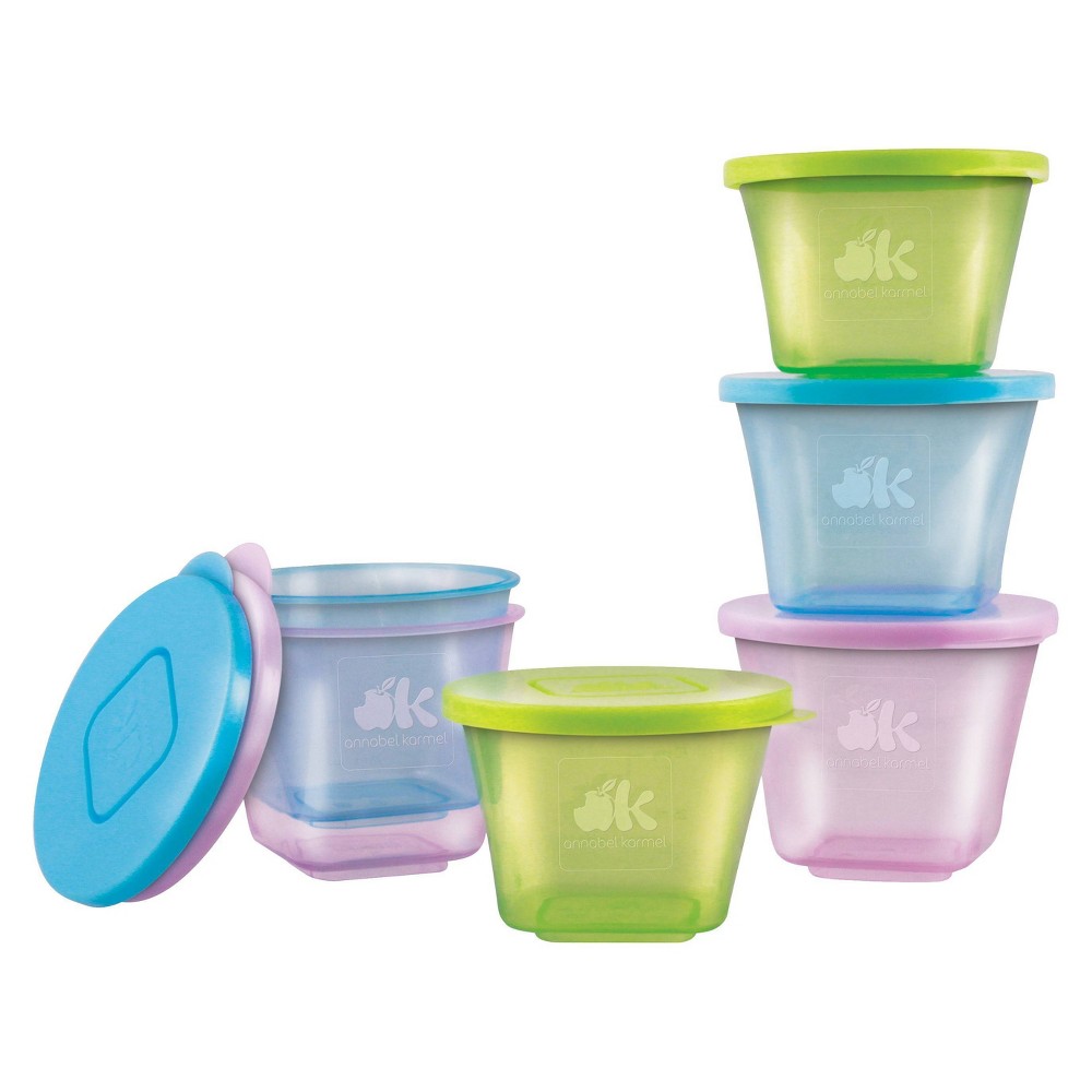 NUK Stack & Store Baby Food Storage Containers, 6 pack