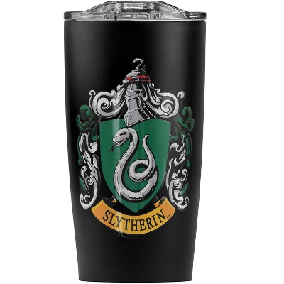 Harry Potter Slytherin Crest Steel Tumbler 20oz Coffee Travel Mug