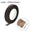 Unique Bargains 1/2-inch Wide 30Yard Floral Tape Flower Adhesives Floral Arrangement Kits Brown 4 Roll - 2 of 3