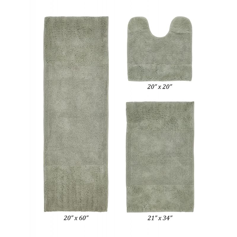 Granada Collection 100% Cotton Tufted 3 Piece Bath Rug Set - Better Trends, 4 of 7