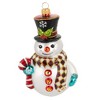 Miss Christmas 5.5 Inch Merry Mr Frosty Christmas Tree Ornament , Christmas Decor Snowman, Christmas, Winter (1PC) - 4 of 4