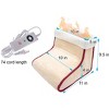 5 Star Super Deals Electric Heated Feet n Leg Warmer-Removable and Washable Soft Foot Warmer Boots, Soft Inner Lining Fast Heating Technology - 3 of 4