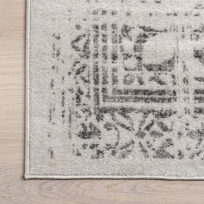 Smoky Gray 5' x 8' Tufted Synthetic Sheepskin Area Rug