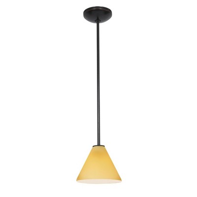 Access Lighting Martini 1 - Light Pendant in  Brushed Steel