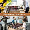 Costway 54 Inches Full Size Foosball Table with Legs 2 Balls & 2 Foldable Cup Holders - 4 of 4