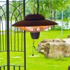 Infrared Electric Hanging Outdoor Heater - Black - EnerG+ - 3 of 3