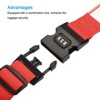 Unique Bargains Travel Luggage Adjustable Buckle Belt Utility Straps 3 Pcs - 3 of 4