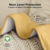 KeaBabies 5pk Organic Quin Baby Burp Cloths for Boys, Girls, Large Absorbent Cotton Burping Cloths for Babies, Newborns - 4 of 4