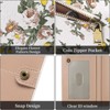 Clotth Women’s RFID Slim Wallet - Ultra Thin Bifold Billfold with 11 Card Slots & ID Window,for Travel,Shopping,Daily Use,Elegant Floral Design - 4 of 4