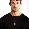 West Coast Jewelry Men's Textured Dog Tag Two-Tone Steel Necklace - 24" - 2 of 4
