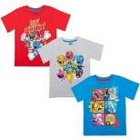 Power Rangers 3 Pack Graphic T-Shirts Little Kid to Big Kid