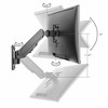 SIIG Mounting Arm for Monitor - 32" Screen Support - Black - 3 of 4