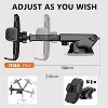 TruAIR 3-in-1 Universal Car Mount (Black) - 4 of 4