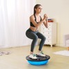 VEVOR Half Exercise Ball Trainer, 23 inch Balance Ball Trainer, 660 lbs Capacity Stability Ball, Yoga Ball with Resistance Bands and Pump - 2 of 4