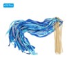 Unique Bargains Party Wooden Handle Lace Ribbon Sticks Fairy Wand 25 Pcs - 3 of 4