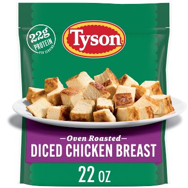 Tyson Grilled & Ready Oven Roasted Diced Chicken Breast - Frozen - 22oz