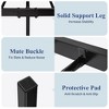 Allewie Metal Bed Frame with Rustic Headboard & Footboard, Sturdy Frame Construction, No Box Spring Needed - 4 of 4