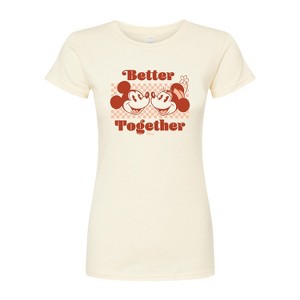 Women's - Disney - Mickey Minnie Better Together Fitted Graphic T-Shirt - 1 of 3