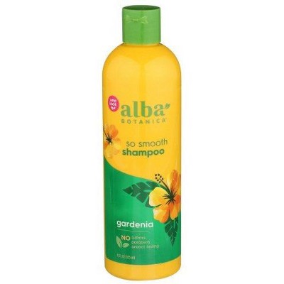 So Smooth Shampoo Gardenia by Alba Botanica  -  12 oz Liquid
