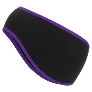 Unique Bargains Polar Fleece Stretchy Winter Running Jogging Sweatband Ear Warmer Headband - 1 of 3
