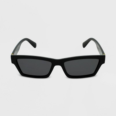 Women&#39;s Rectangle Sunglasses - Wild Fable&#8482; Black